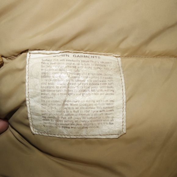 Vintage Trailwise Berkeley CA Mens Puffer Down Jacket Size Medium Rust-Orange - Picture 13 of 13